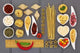 Mediterranean Food Collage Wall Decal