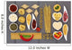 Mediterranean Food Collage Wall Decal