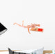 Mousetrap Captured Wooden Mannequin 2 Wall Decal