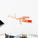 Mousetrap Captured Wooden Mannequin 2 Wall Decal