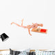 Mousetrap Captured Wooden Mannequin 2 Wall Decal