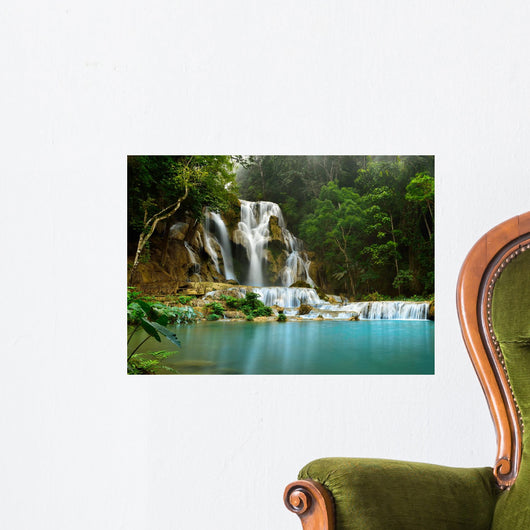Kuang Si Waterfall Wall Decal