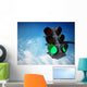 Green traffic light Wall Decal