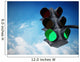 Green traffic light Wall Decal