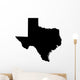 map of the U.S. state of Texas Wall Decal