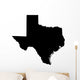 map of the U.S. state of Texas Wall Decal