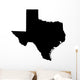 map of the U.S. state of Texas Wall Decal