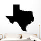 map of the U.S. state of Texas Wall Decal