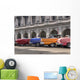 Classic American Cars Havana Wall Decal