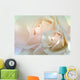 karte rose in weiss Wall Decal