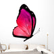 pink butterfly Wall Decal