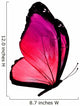 pink butterfly Wall Decal