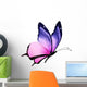 flying purple butterfly Wall Decal