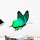 Turquoise butterfly Wall Decal