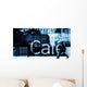 Cafe Culture Wall Decal