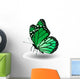 Green monarch butterfly Wall Decal