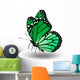 Green monarch butterfly Wall Decal
