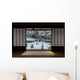 Snow in Japanese Garden Wall Decal