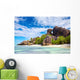 Anse Source D'argent Beach Wall Decal
