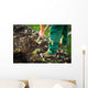 Gardening - man digging the garden soil with a spud Wall Decal