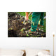 Gardening - man digging the garden soil with a spud Wall Decal