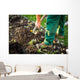 Gardening - man digging the garden soil with a spud Wall Decal