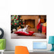 Christmas Jack Russell Terrier Wall Decal