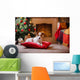 Christmas Jack Russell Terrier Wall Decal