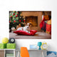 Christmas Jack Russell Terrier Wall Decal