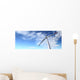 energy wind turbines and sky with clouds Wall Decal