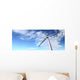 energy wind turbines and sky with clouds Wall Decal