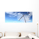 energy wind turbines and sky with clouds Wall Decal