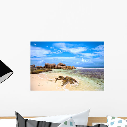 Granite Rock Anse Pierrot Wall Decal