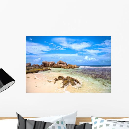 Granite Rock Anse Pierrot Wall Decal