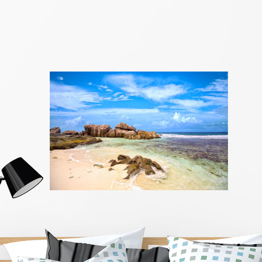 Granite Rock Anse Pierrot Wall Decal