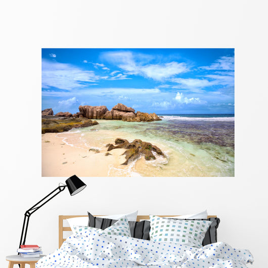 Granite Rock Anse Pierrot Wall Decal