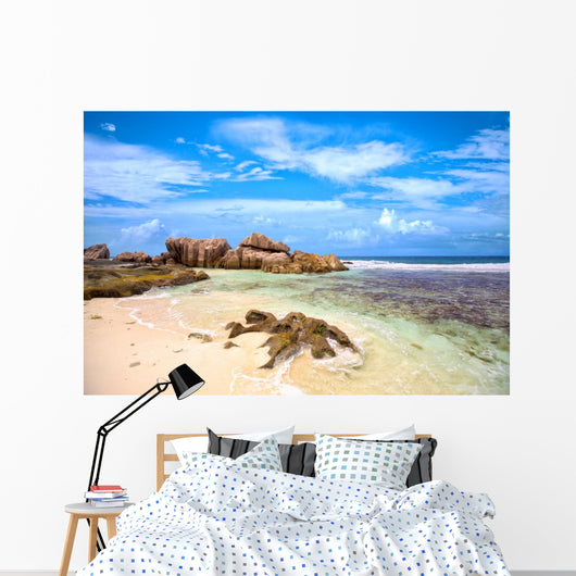 Granite Rock Anse Pierrot Wall Decal