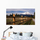 Ranch Fence Row Countryside Rural California Mt Shasta Wall Decal