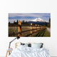 Ranch Fence Row Countryside Rural California Mt Shasta Wall Decal