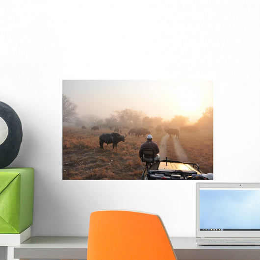 Safari im Morgengrauen Wall Decal