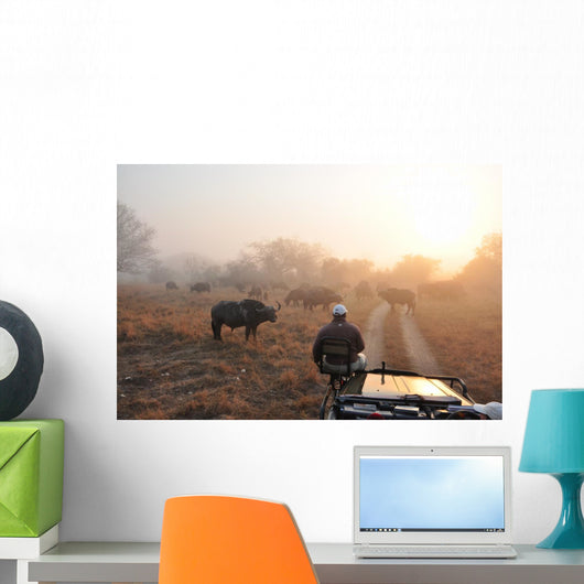 Safari im Morgengrauen Wall Decal