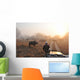 Safari im Morgengrauen Wall Decal