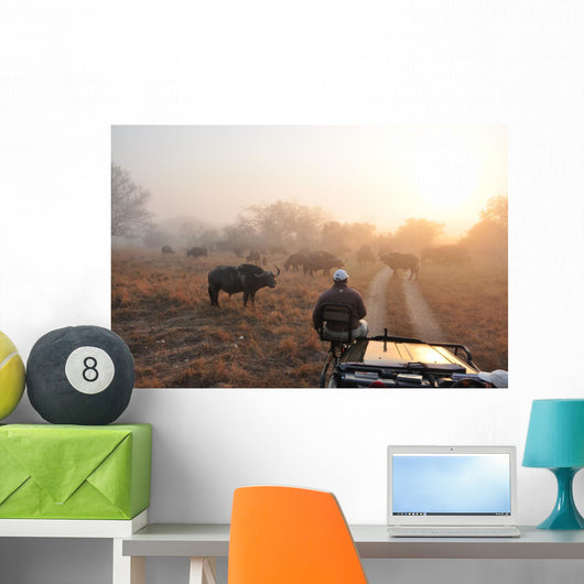 Safari im Morgengrauen Wall Decal
