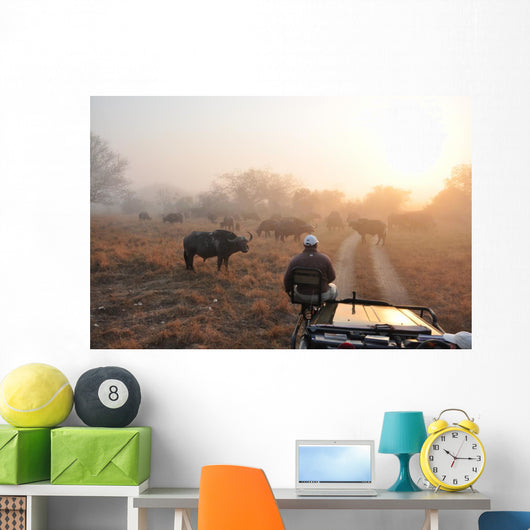 Safari im Morgengrauen Wall Decal
