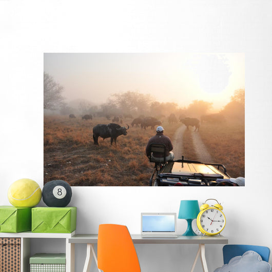 Safari im Morgengrauen Wall Decal