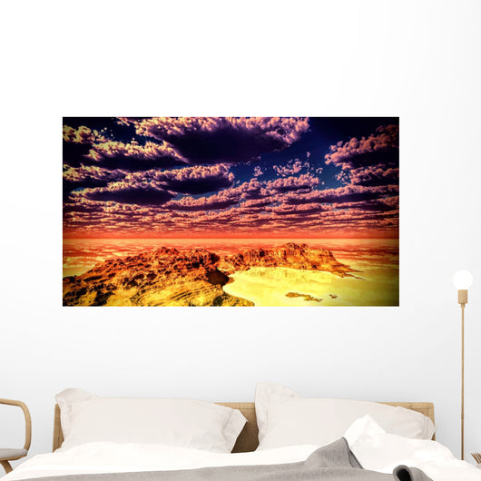 Chilean landscape Wall Decal