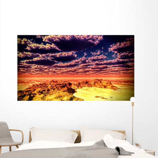 Chilean landscape Wall Decal