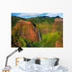 Stunning aerial view into Waimea Canyon, Kauai Wall Decal