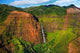 Stunning aerial view into Waimea Canyon, Kauai Wall Decal
