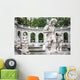 Marchenbrunnen Fairy Tale Fountain Statue Wall Decal